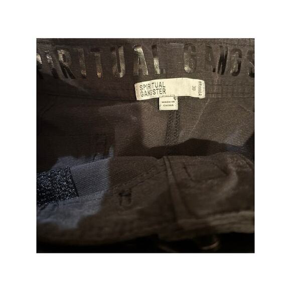 Spiritual Gangster Men’s Size 30 Board Shorts Swim Trunks Charcoal Gray Black - Picture 2 of 5